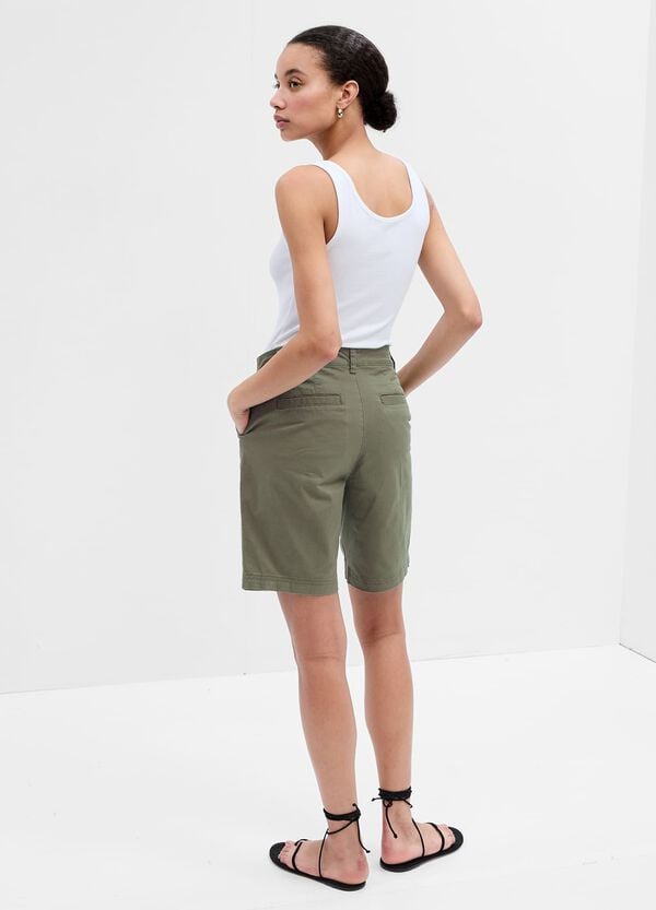 Ovs Bermuda Chino In Tela Di Cotone Stretch