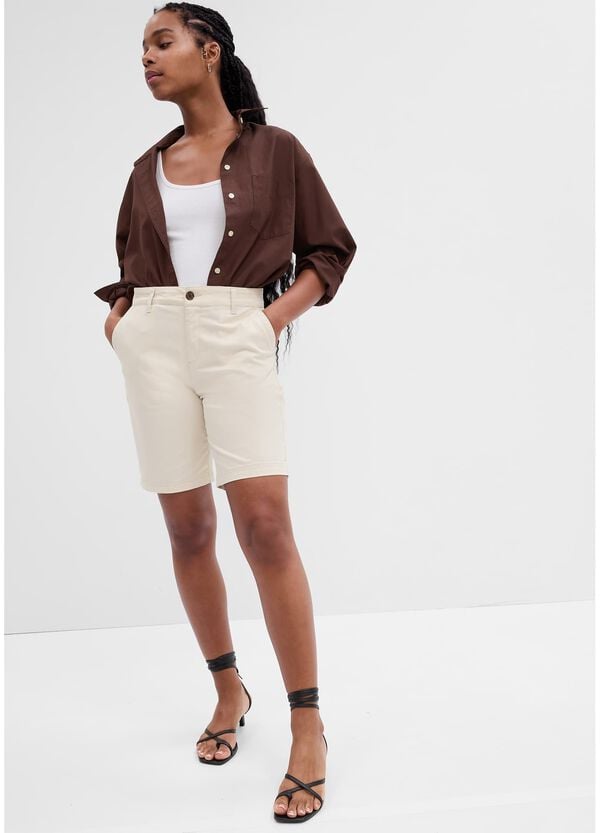 Ovs Bermuda chino in tela di cotone stretch