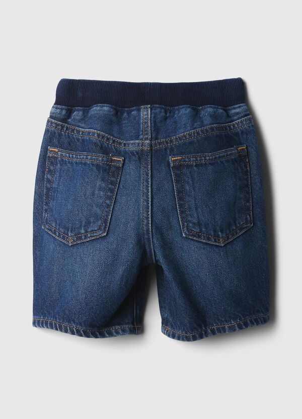 Ovs Bermuda In Denim Con Coulisse