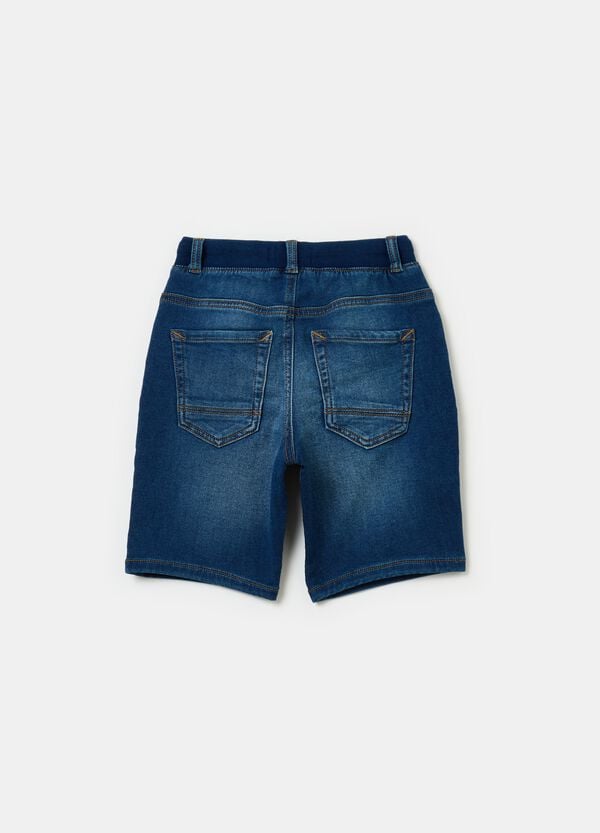 Ovs Bermuda In Denim Con Coulisse