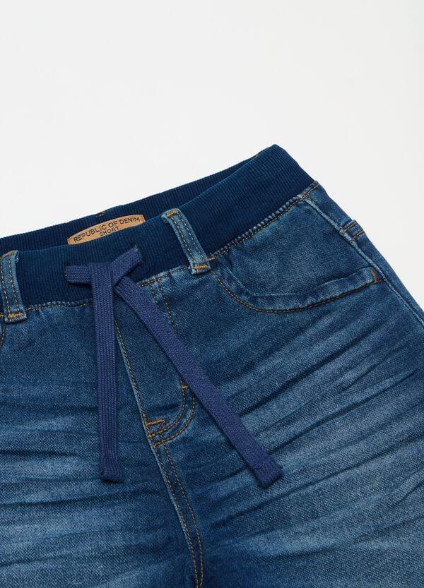 Ovs Bermuda In Denim Con Coulisse