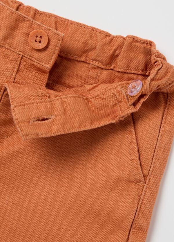 Ovs Bermuda In Dobby Con Tasche