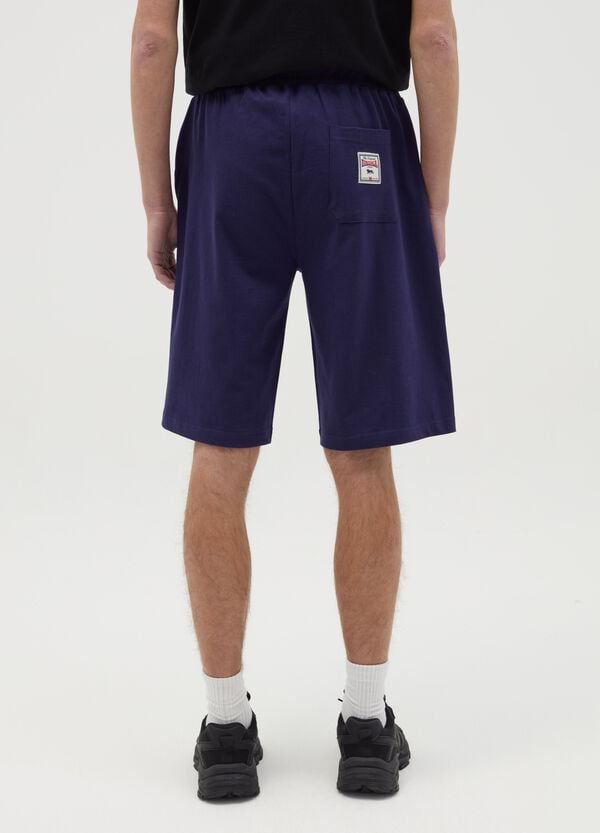 Ovs Bermuda In Felpa Con Ricamo Logo