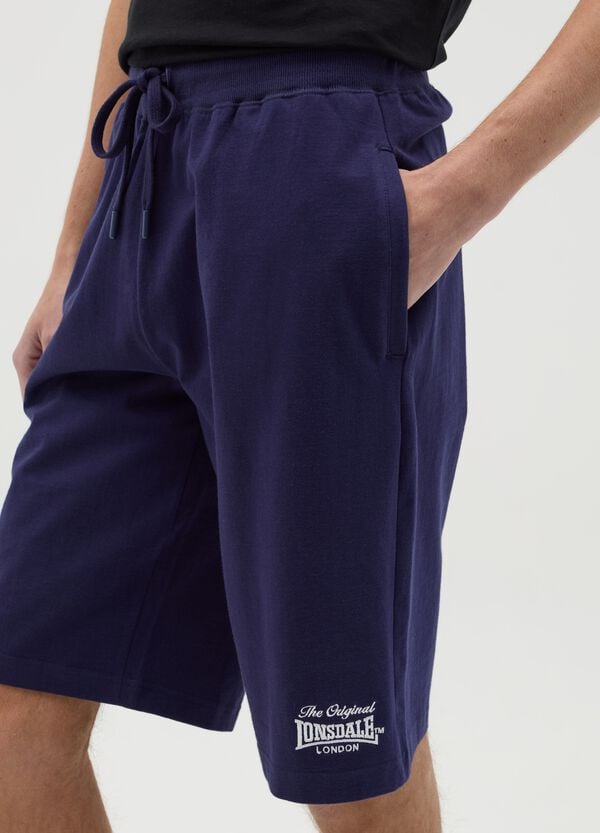 Ovs Bermuda In Felpa Con Ricamo Logo