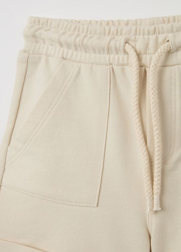 Ovs Bermuda In French Terry Con Coulisse