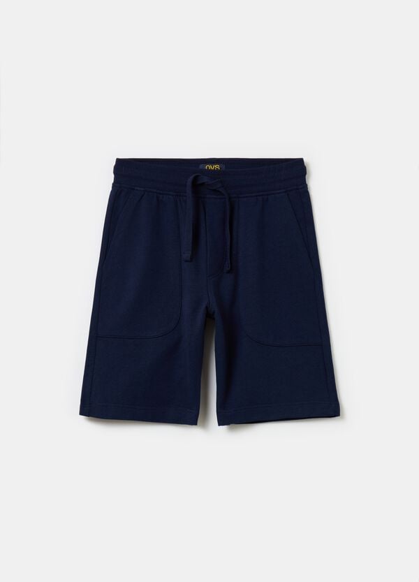 Ovs Bermuda in French Terry con coulisse