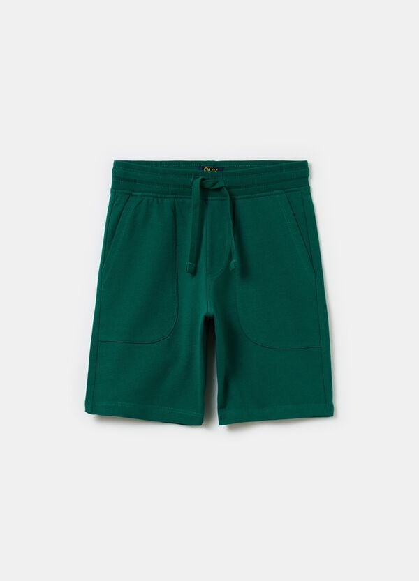 Ovs Bermuda in French Terry con coulisse