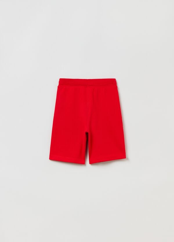 Ovs Bermuda In French Terry Con Logo