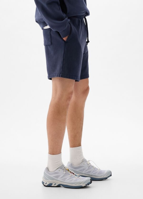 Ovs Bermuda Jogger In Felpa Con Coulisse