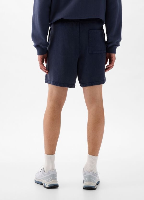 Ovs Bermuda Jogger In Felpa Con Coulisse