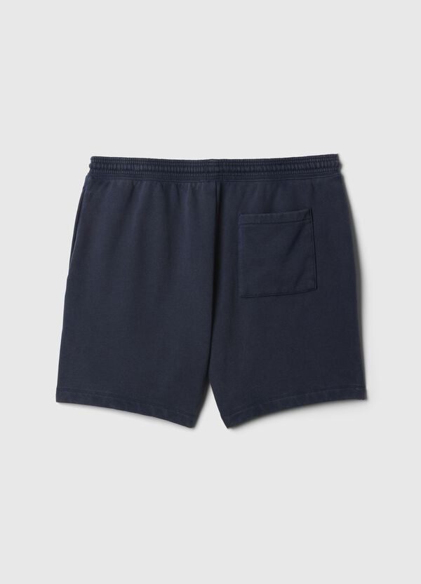 Ovs Bermuda Jogger In Felpa Con Coulisse