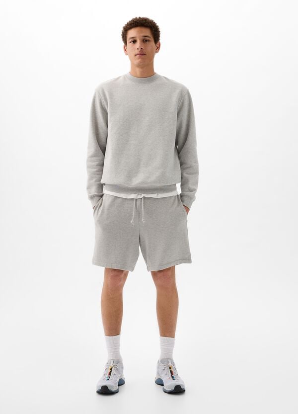 Ovs Bermuda jogger in felpa con coulisse