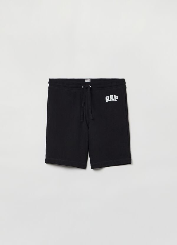Ovs Bermuda Jogger In Felpa Con Ricamo Logo