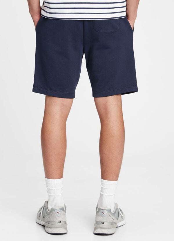 Ovs Bermuda Jogger In Felpa Con Ricamo Logo