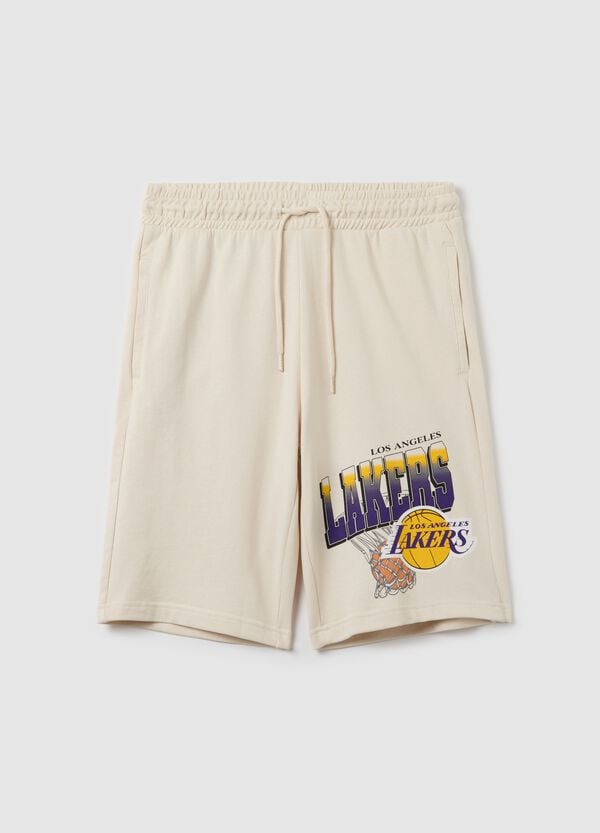 Ovs Bermuda jogger in felpa NBA Los Angeles Lakers
