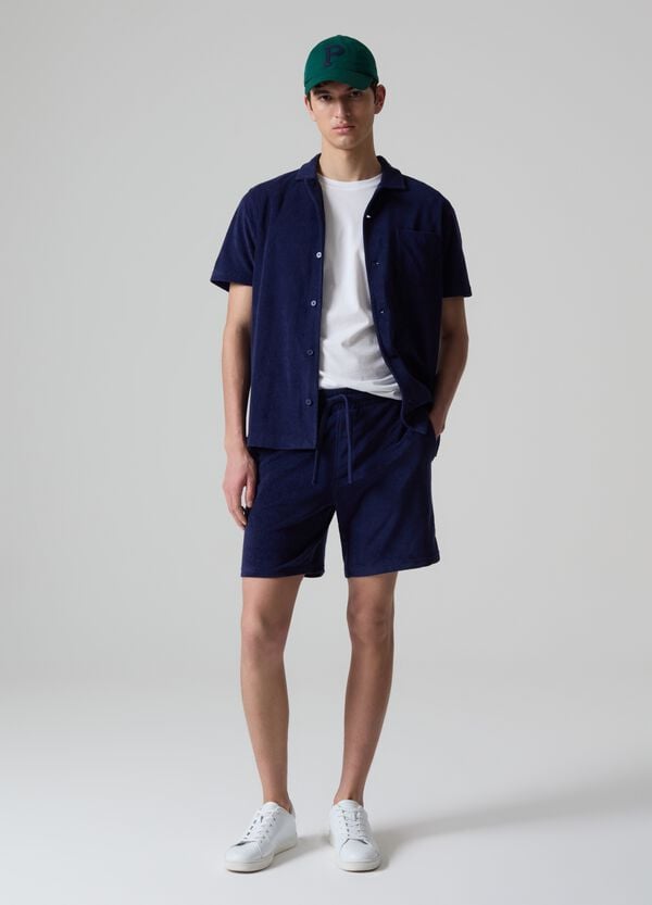 Ovs Bermuda jogger in French Terry reverse