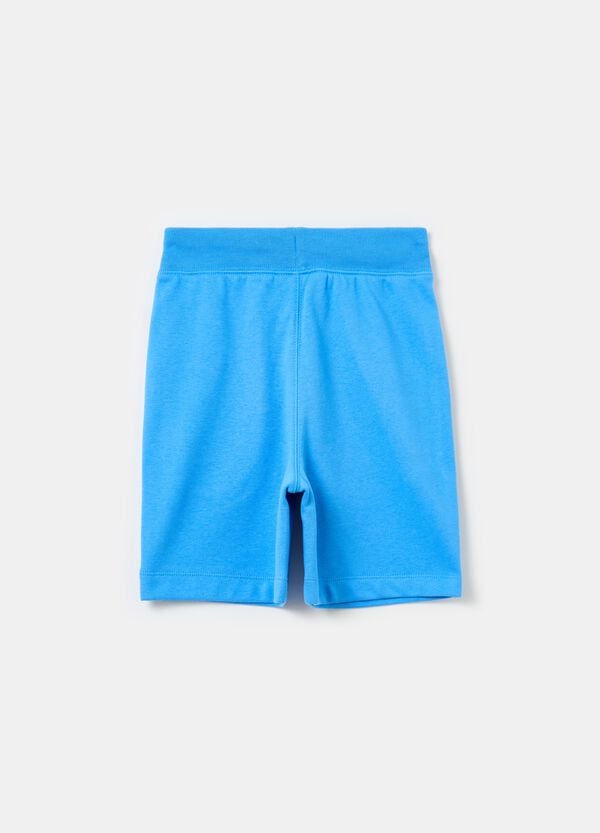 Ovs Bermuda Jogger In French Terry Stampa Logo