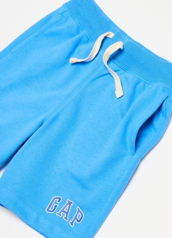 Ovs Bermuda Jogger In French Terry Stampa Logo