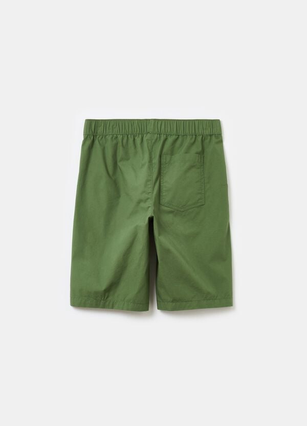 Ovs Bermuda Pull-on In Popeline