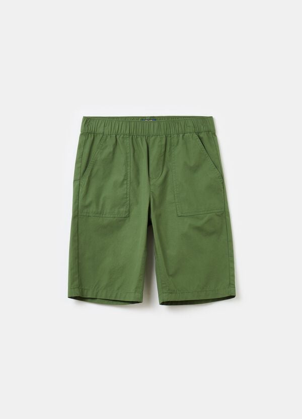 Ovs Bermuda pull-on in popeline