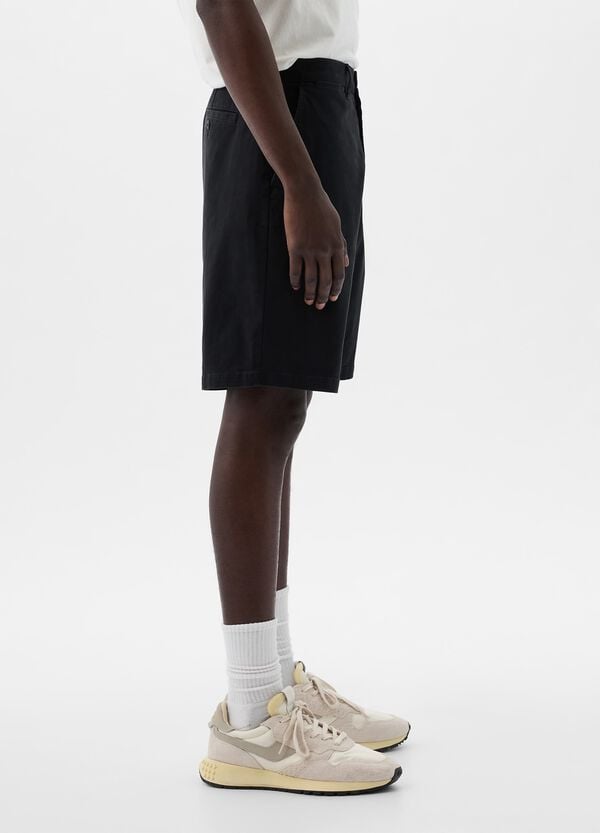 Ovs Bermuda Relaxed Fit In Cotone Stretch