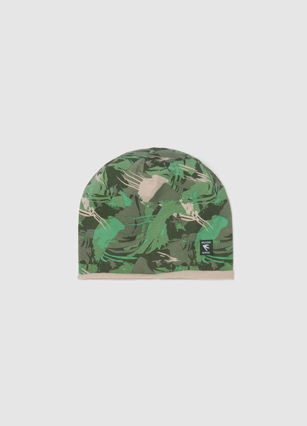 Ovs Berretto camouflage in French Terry