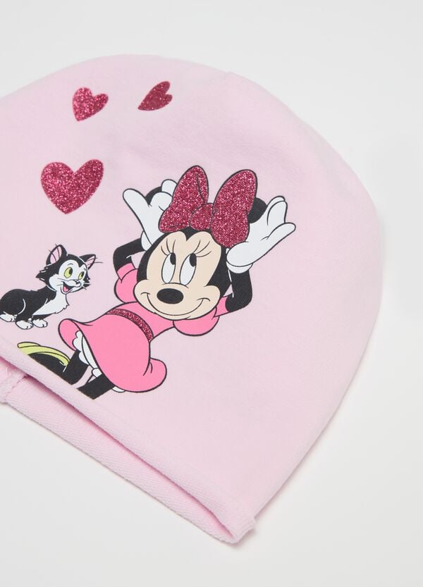 Ovs Berretto Con Stampa Glitterata Minnie E Figaro