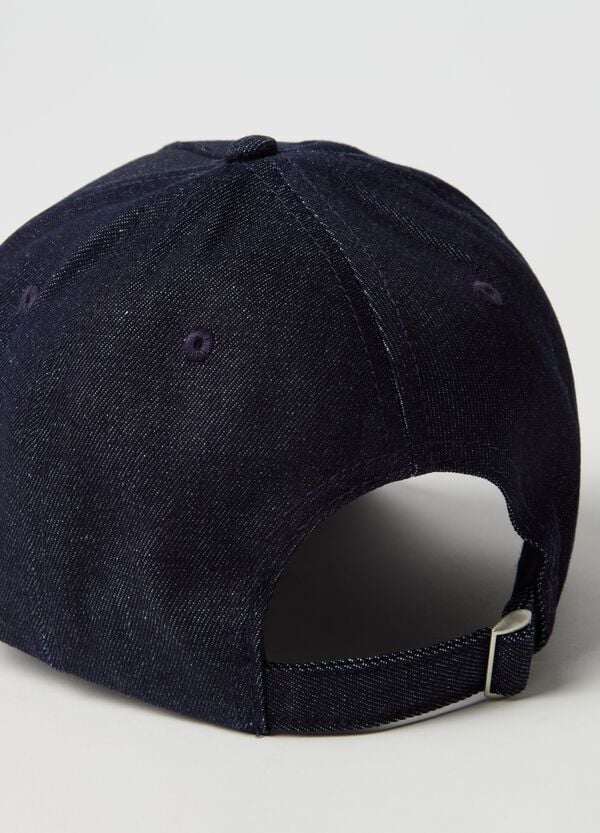 Ovs Berretto Da Baseball In Denim Con Logo