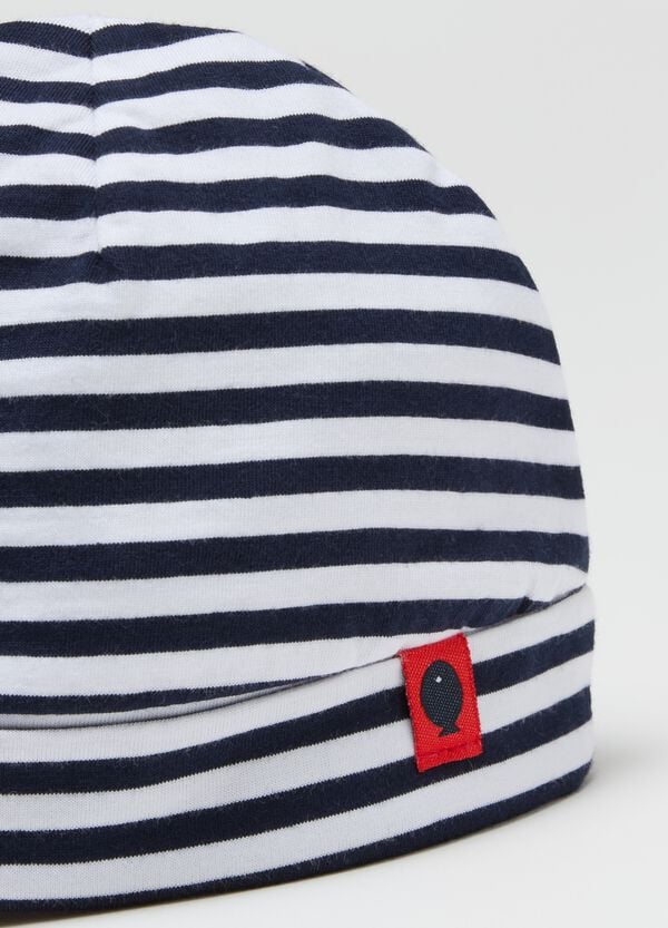 Ovs Berretto In Cotone Bio A Righe