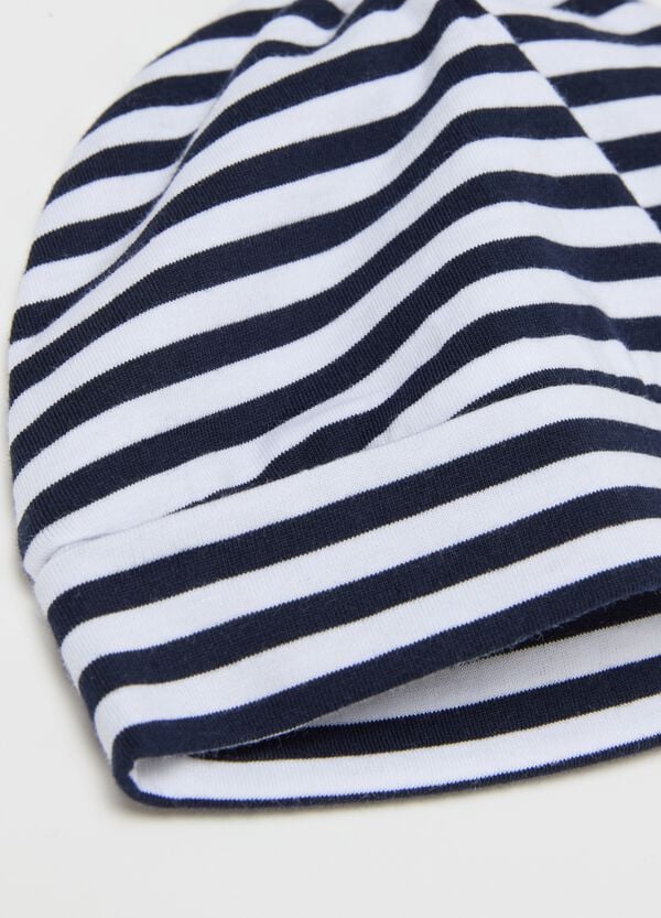 Ovs Berretto In Cotone Bio A Righe