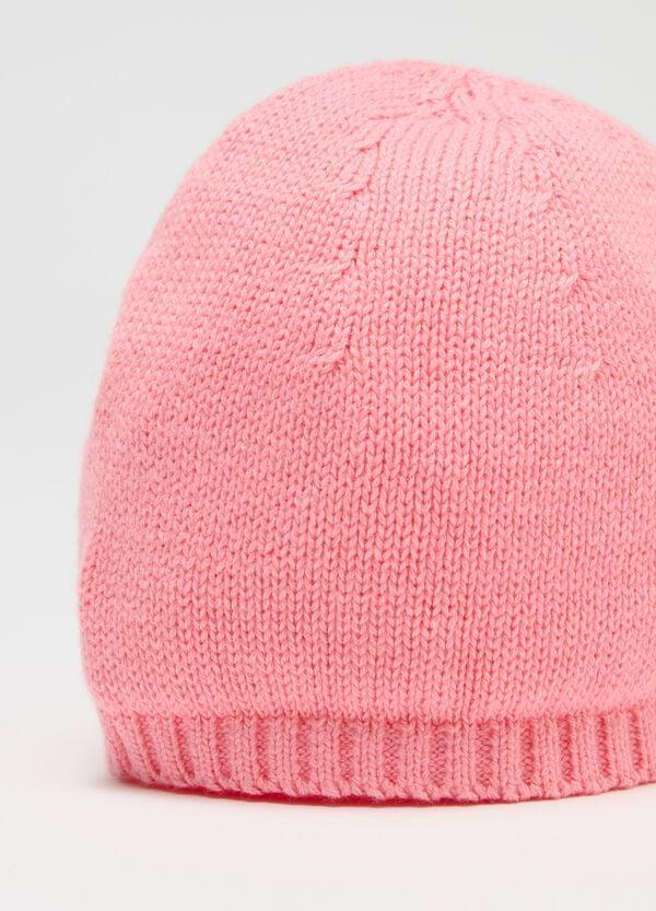 Ovs Berretto In Cotone Con Fiore Crochet