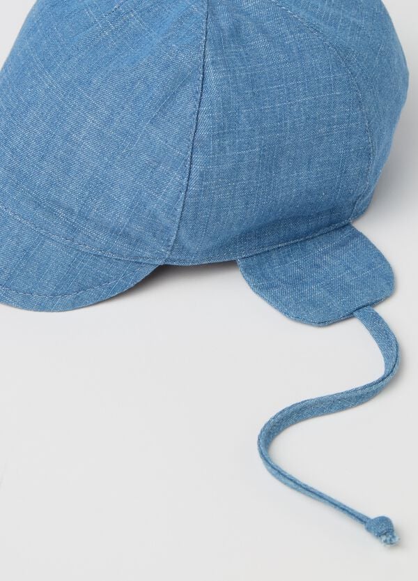 Ovs Berretto In Denim Con Laccetti