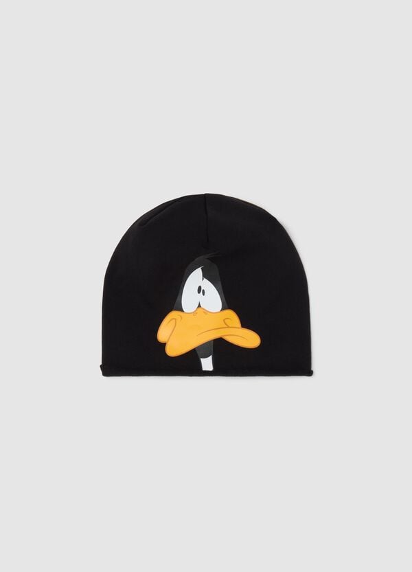 Ovs Berretto in French Terry con stampa Daffy Duck