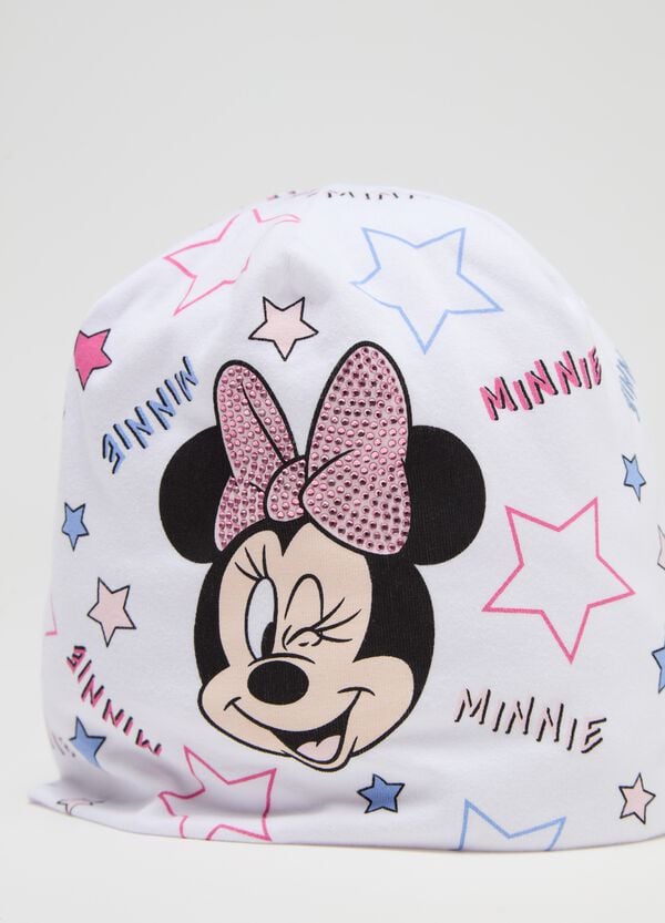 Ovs Berretto In Jersey Con Stampa Minnie