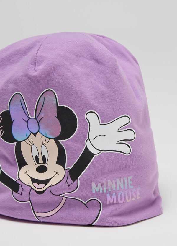 Ovs Berretto In Jersey Con Stampa Minnie