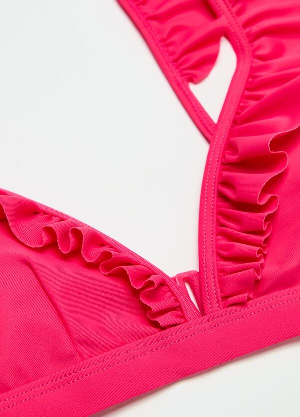 Ovs Bikini Tinta Unita Con Volant