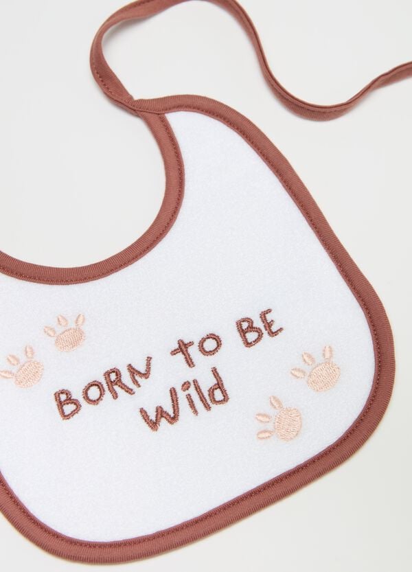 Ovs Bipack Bavaglini Con Ricamo Tigrotto