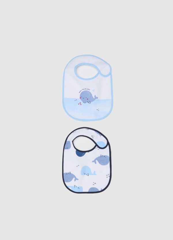 Ovs Bipack bavaglini con stampa balena