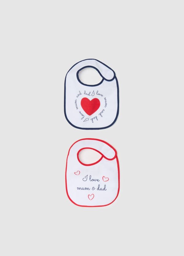 Ovs Bipack bavaglini I Love Mum & Dad