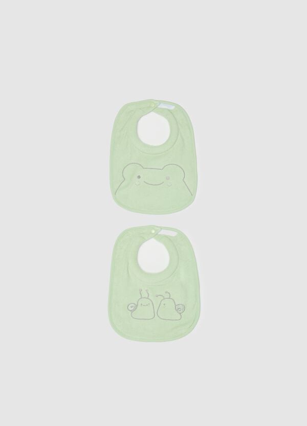 Ovs Bipack bavette con ricamo lumachine