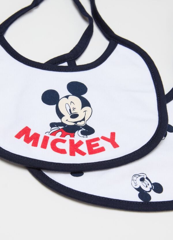 Ovs Bipack Bavette In Cotone Con Stampa Topolino