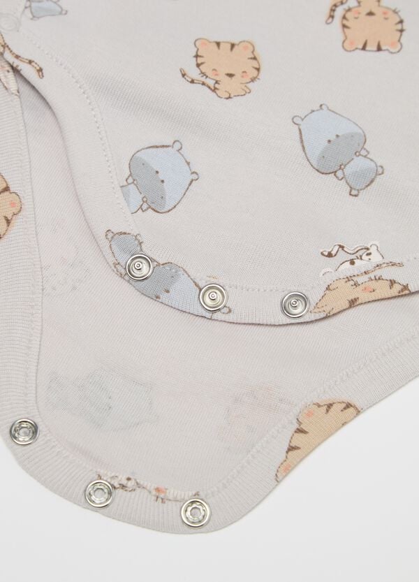 Ovs Bipack Body In Cotone Bio Con Scollo A V