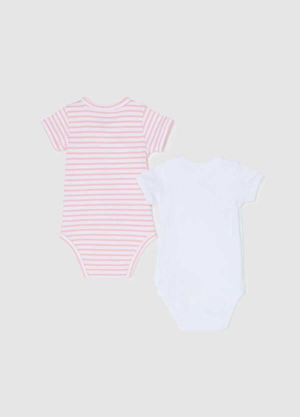 Ovs Bipack Body In Cotone Bio Con Scollo A V