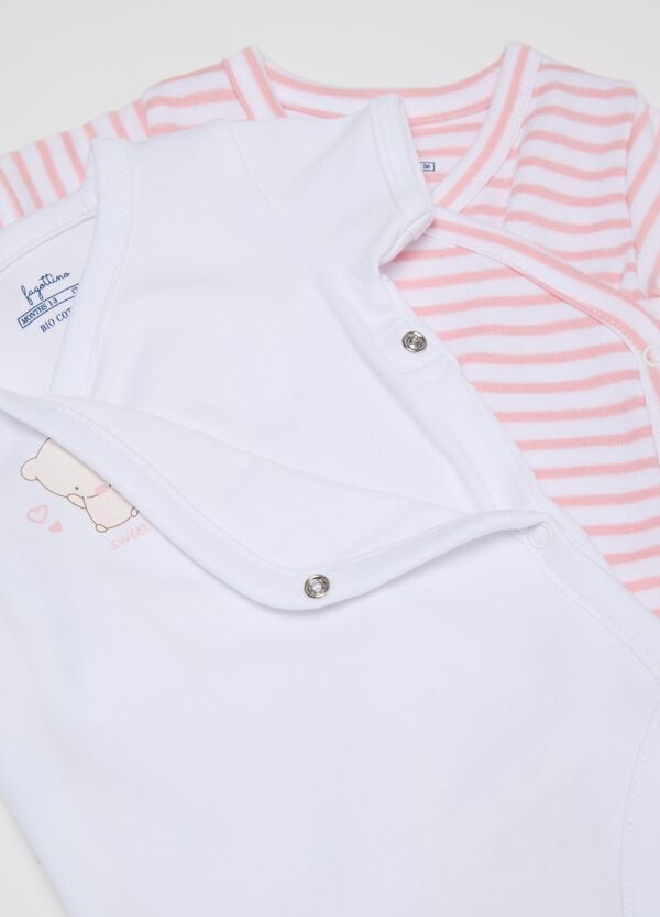 Ovs Bipack Body In Cotone Bio Con Scollo A V