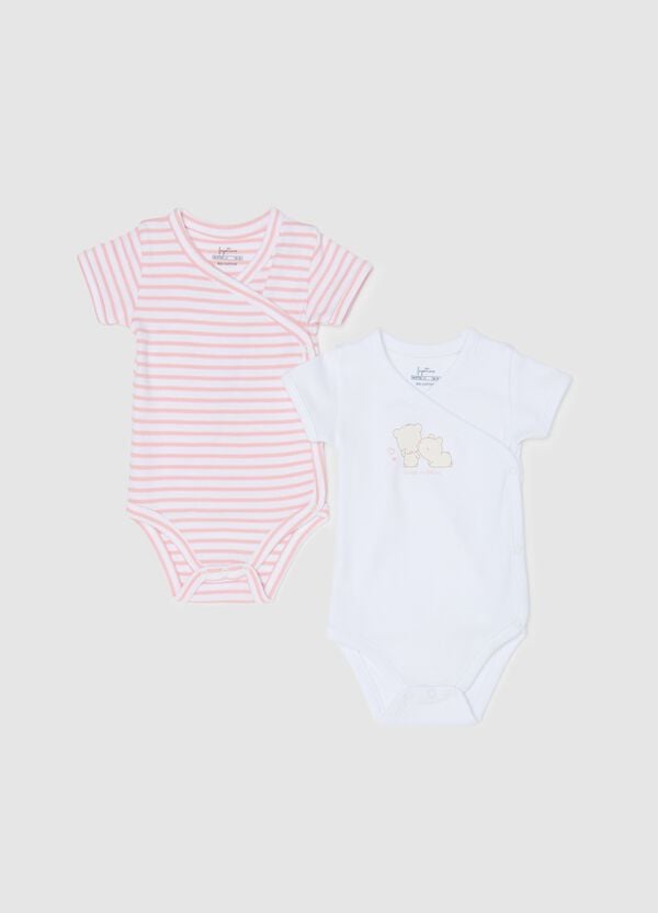 Ovs Bipack body in cotone bio con scollo a V