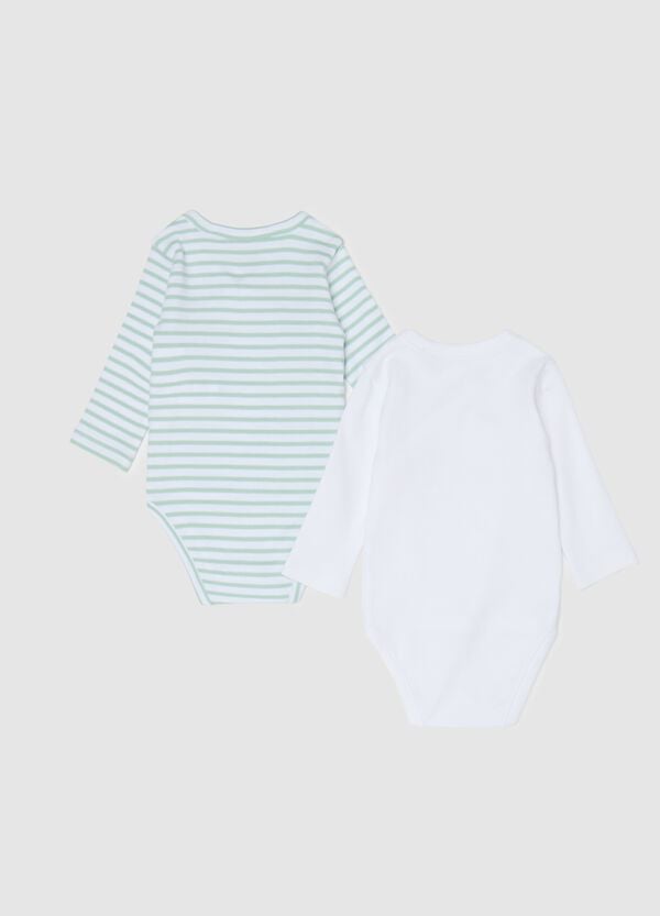 Ovs Bipack Body In Cotone Bio Con Scollo A V