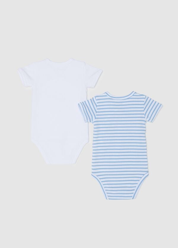 Ovs Bipack Body In Cotone Bio Con Scollo A V