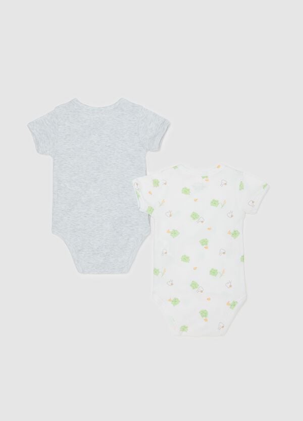 Ovs Bipack Body In Cotone Bio Con Stampa