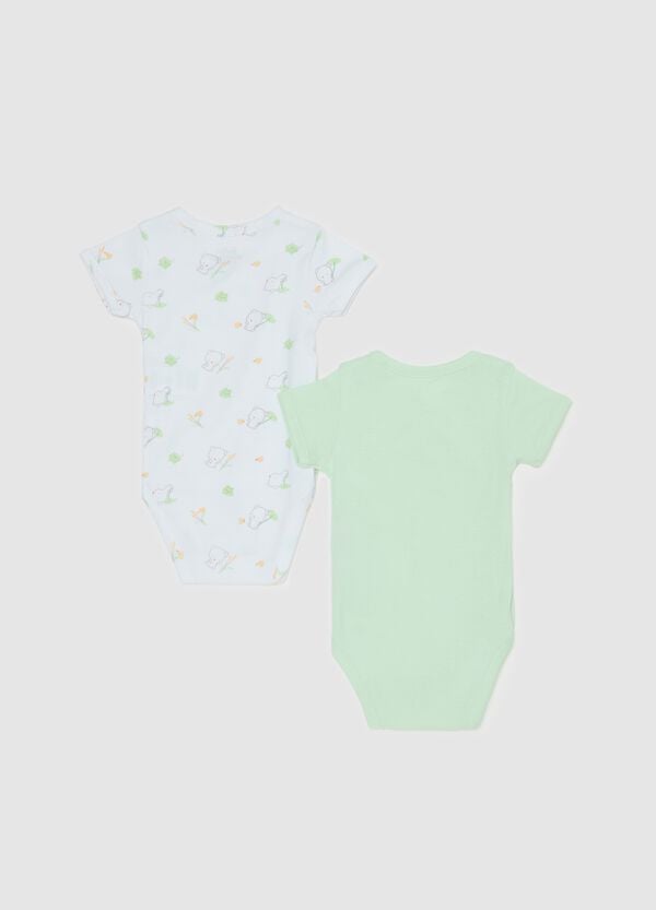 Ovs Bipack Body In Cotone Bio Con Stampa