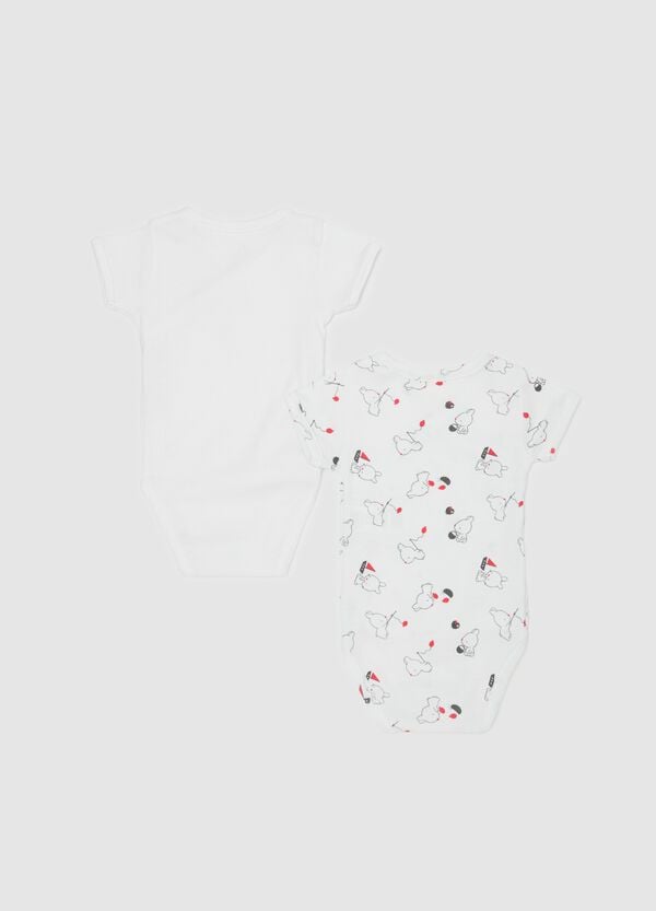 Ovs Bipack Body In Cotone Bio Con Stampa